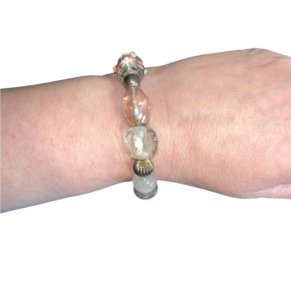 Chunky Glass Beaded Bracelet - Picture 2 of 2